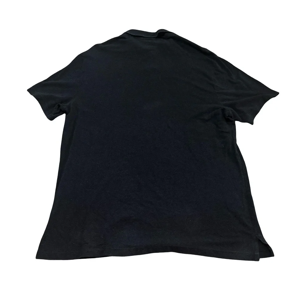 Polo Ralph Lauren Mens XL Custom‎ Slim Fit Dragon Graphic Polo Shirt Navy Blue
